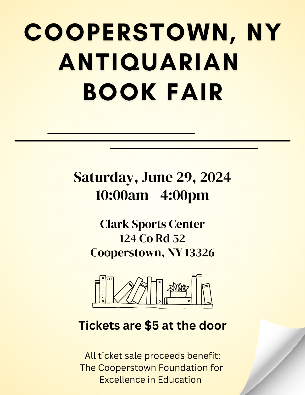 Cooperstown Antiquarian Book Fair
