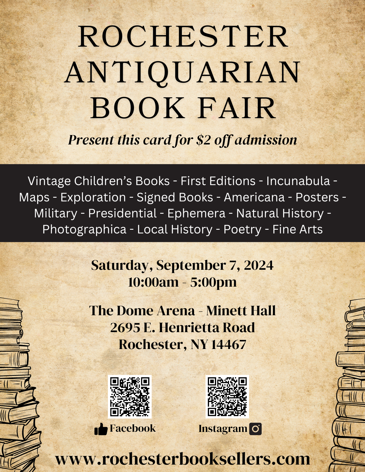 Rochester Antiquarian Book Fair