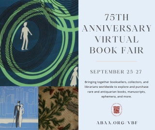 ABAA 75th Anniversary Virtual Book Fair